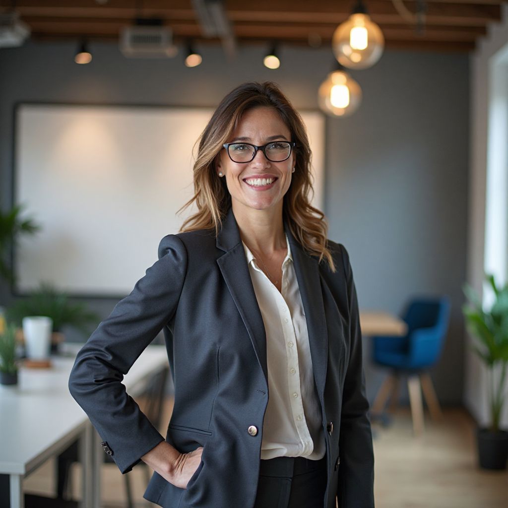 Fondatoarea Elena Dumitrescu la prima sediu Marojgewgaw