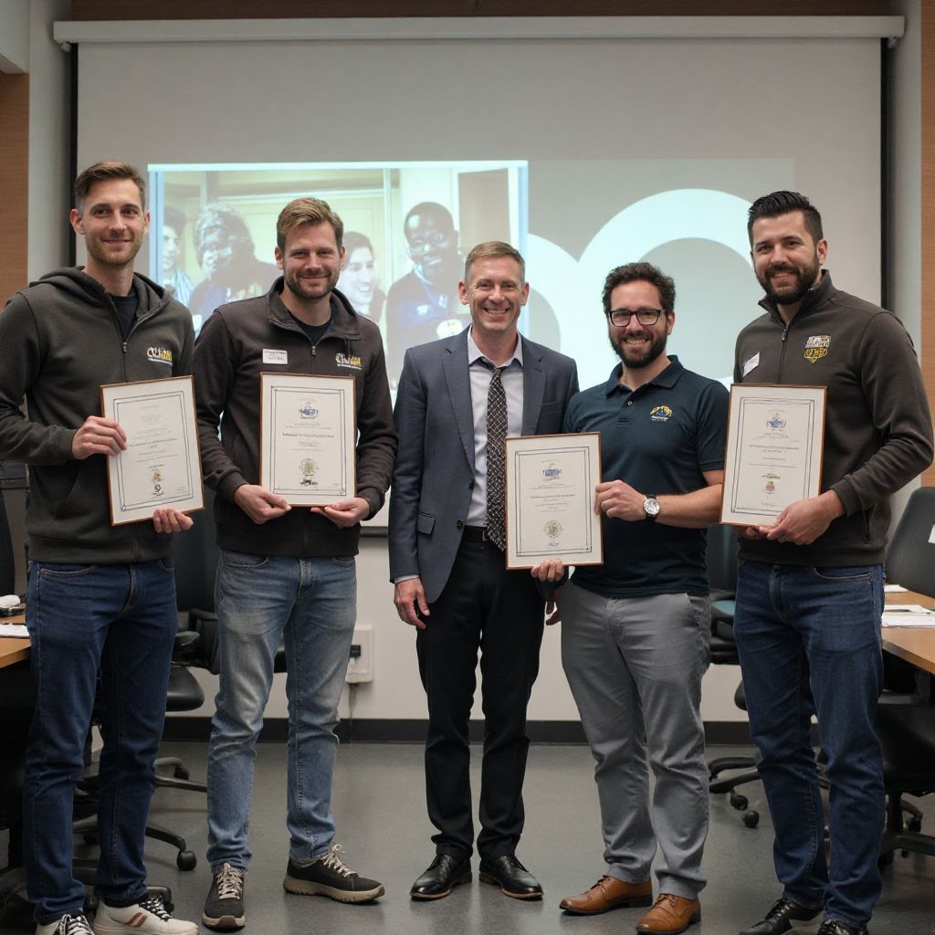 Certificare internațională pentru membrii echipei Marojgewgaw